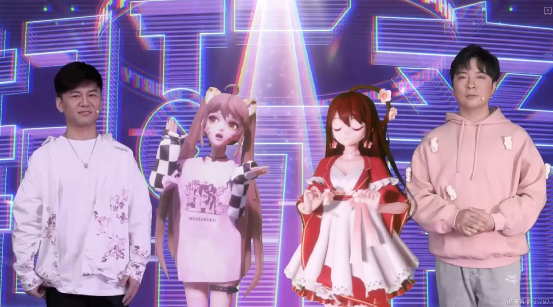 虎牙兩大虛擬主播首次聯動，攜手主播現場PK，演繹多首經典歌曲