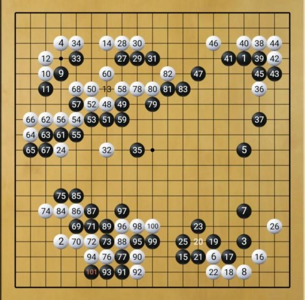 名人名局-武宮正樹肩衝星位,宇宙流的不朽名局 名人名局-武宮正樹肩衝星位,宇宙流的不朽名局