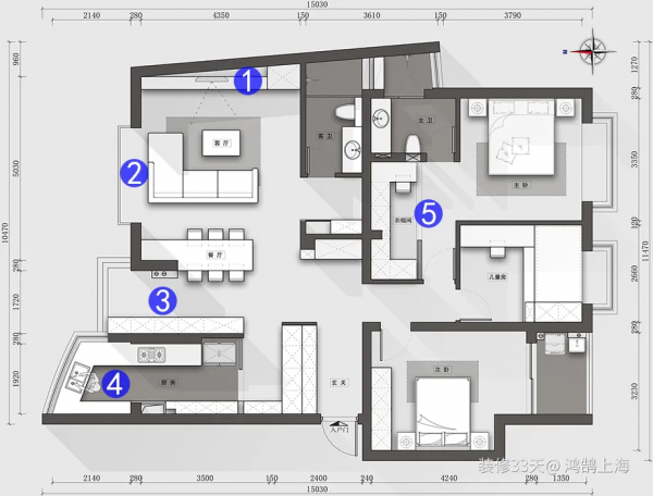 當白色遇上N種可能,以現代手法展現空間靈動感 當白色遇上N種可能,以現代手法展現空間靈動感