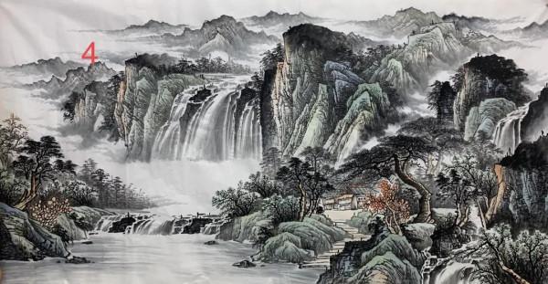 國畫八尺山水喜歡的自己挑選