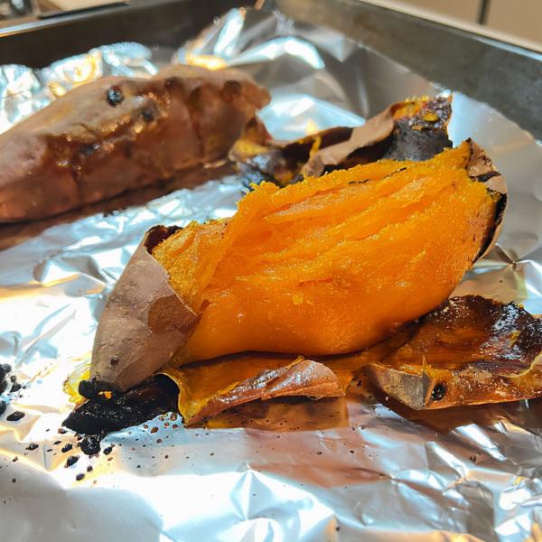 烤紅薯，最愛的冬季小吃，軟糯香甜