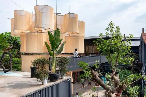 越南半透明竹編展廳 / Weplay 越南半透明竹編展廳 / Weplay