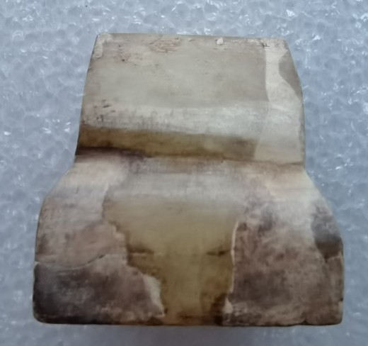 漢覆鬥形白玉印 漢覆鬥形白玉印