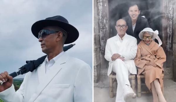 穿對衣服有多重要？92歲鄉村奶奶拍時尚大片，竟有英國女王的風範