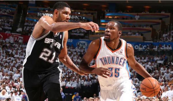 杜蘭特對所有巨星紀錄，現役對戰庫裡勝率最高，最大剋星是詹姆斯