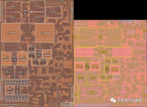 剖開蘋果A15晶片，看看die的佈局
