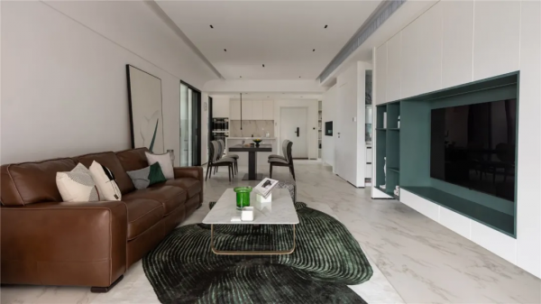 145㎡現代北歐風格新房裝修，溫柔三居室