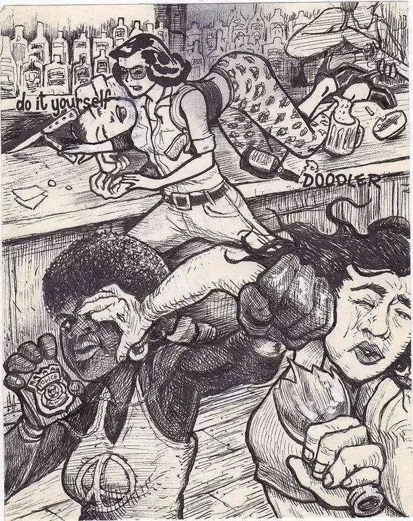 一張未畫完的美女畫像，在畫家的筆下變成了跌宕起伏漫畫故事