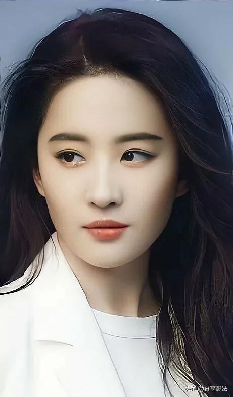 劉亦菲現代裝美圖桌布