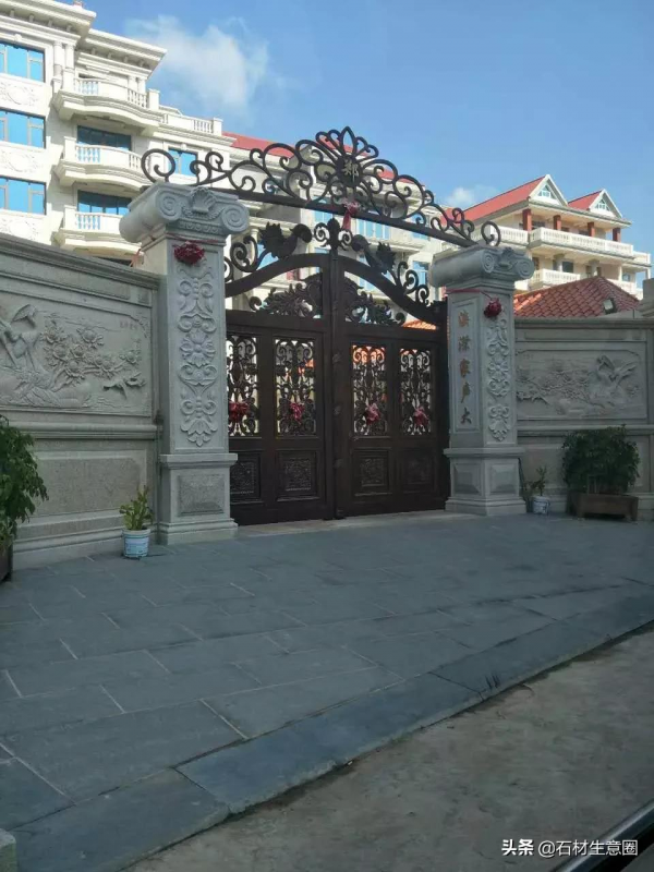 50款別墅石材圍牆大門,奢華大氣 50款別墅石材圍牆大門,奢華大氣