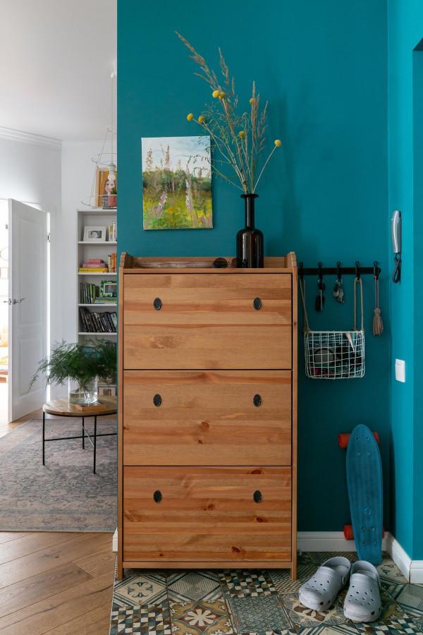 木色與白色經典搭檔,綠色提升空間自然幸福感,65平兩室生動之家 木色與白色經典搭檔,綠色提升空間自然幸福感,65平兩室生動之家