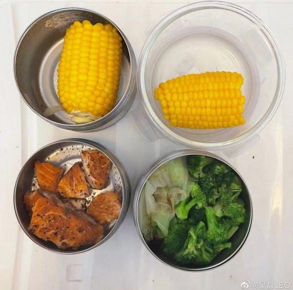 吳磊曬減肥食譜，引來90萬點贊，網友：真自律，這樣吃我也能瘦