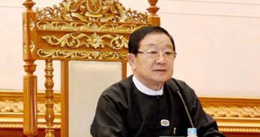 緬甸當局釋出宣告，聯邦議會主席將官復原職