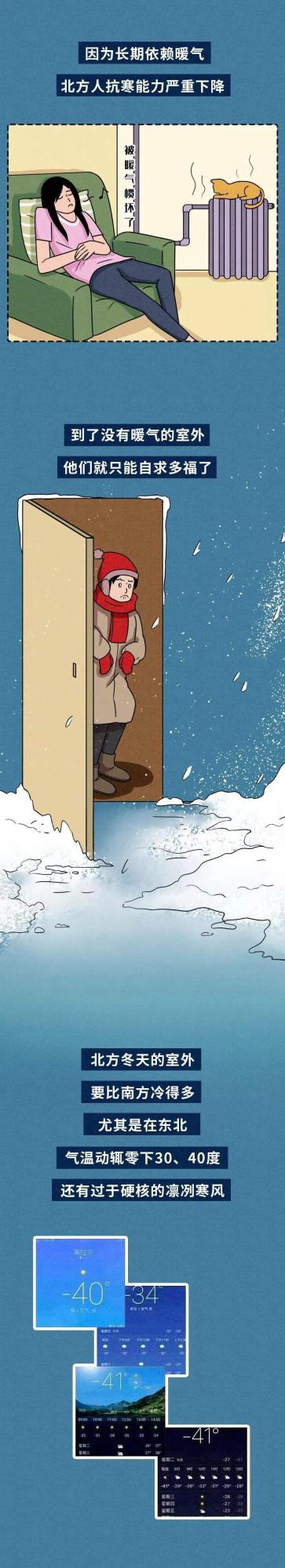 北方人VS南方人,到底誰更“抗凍”?漫畫揭秘,北方人真的怕冷 北方人VS南方人,到底誰更“抗凍”?漫畫揭秘,北方人真的怕冷