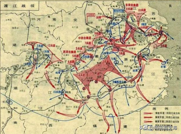 渡江戰役中我軍參戰兵力有多少?主力為2大野戰軍,人數超百萬 渡江戰役中我軍參戰兵力有多少?主力為2大野戰軍,人數超百萬