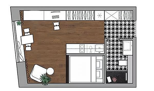 上海二口之家28㎡新房火了，憑一面牆的收納櫃圈粉無數，太實用了