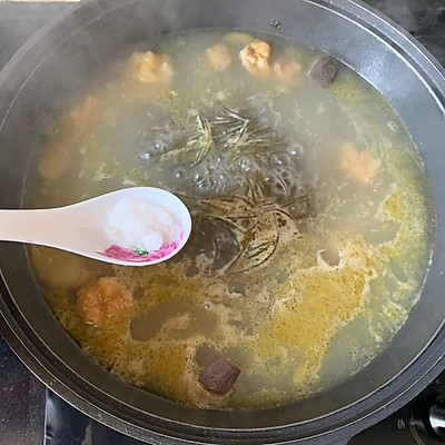 #我心中的冬日限定#家常鴨血粉絲湯