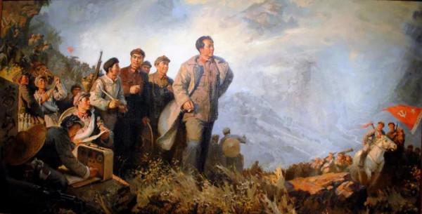 你們見過描述毛主席長征途中的油畫嗎? 你們見過描述毛主席長征途中的油畫嗎?