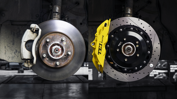 改裝案例-本田十代思域改TEI Racing P40NS&plus;街道效能剎車卡鉗套件