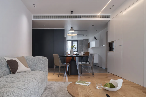 140㎡現代簡約風格新房裝修，臥室衣帽間愛了