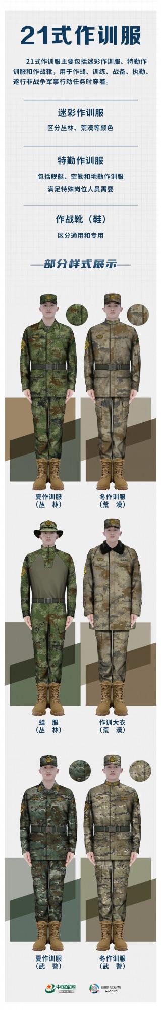 “21式軍服”高畫質細節大圖來了
