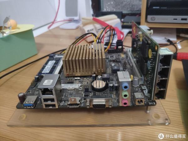 華碩J2900主機板做軟路由分享：改網絡卡橫置和替換小固態