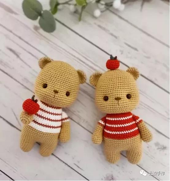 鉤針幾款小熊