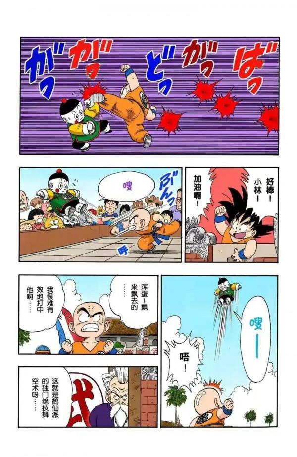 龍珠全綵漫畫116至120回強大的三眼少年天津飯