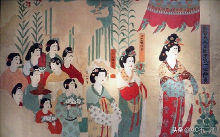 敦煌沙漠國風秀真的絕絕子，超還原壁畫《都督夫人禮佛圖》