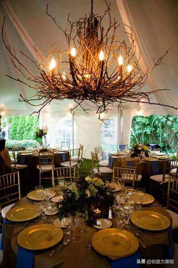 「創意手工」樹枯了別扔，改造成景觀燈具，真是美麗極了