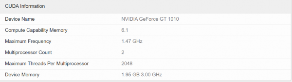 這下真的拔掉獨顯提升效能了！英偉達GT 1010顯示卡資料曝光