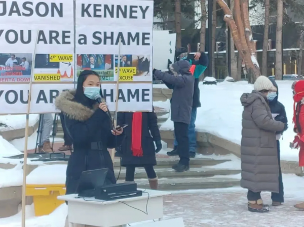 Jason Kenney 道歉！阿省數百民眾新年當天舉行抗議活動