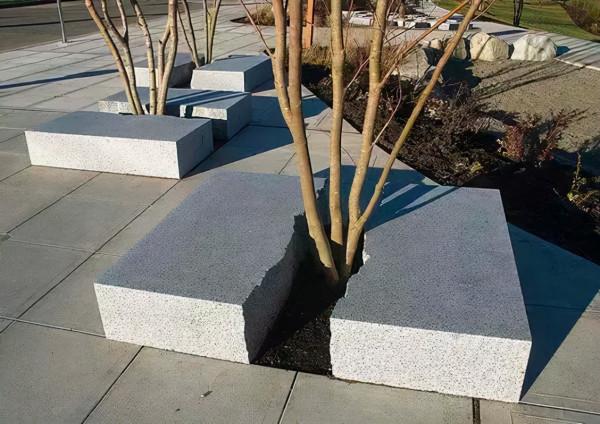 最美意向—樹池與坐凳的完美結合