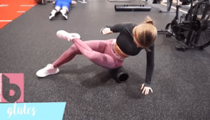 臀腿拉伸、泡沫軸放鬆動作，太讚了