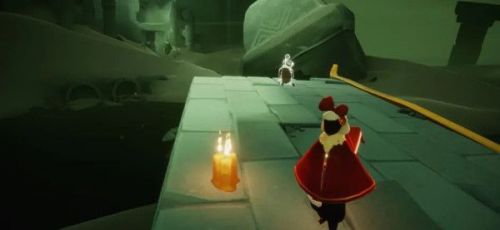 光遇12.22任務：邊陲荒漠的神廟冥想/藍色光芒/季節蠟燭位置