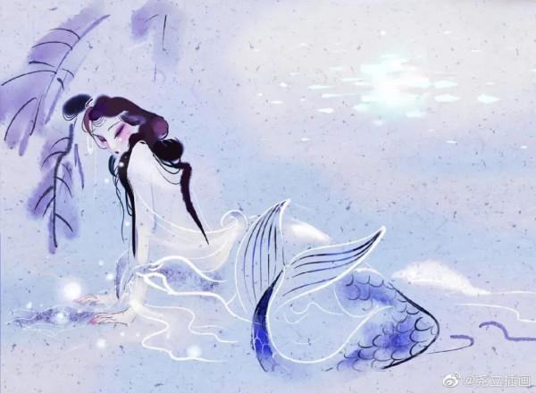 80後清華才女，把“詞牌名”畫成古風美人，每一張都忍不住儲存