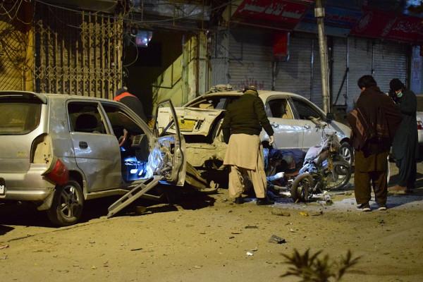 巴基斯坦奎達發生爆炸 爆炸裝置被安裝在一輛摩托車上