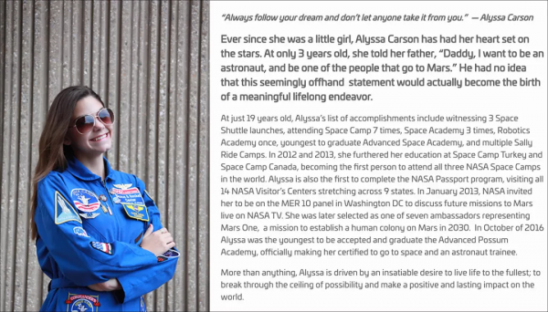 18歲美國女孩成為火星移民第一人？和地球永遠告別？闢謠澄清