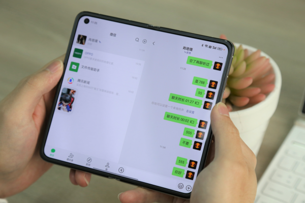平行視窗解鎖微信新玩法！Find N實測，辦公娛樂比普通手機更高效