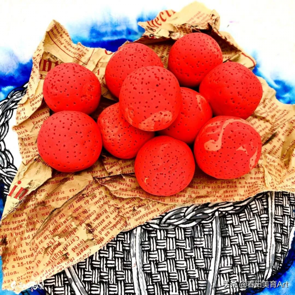 教程丨少兒美術課程《糖雪球》