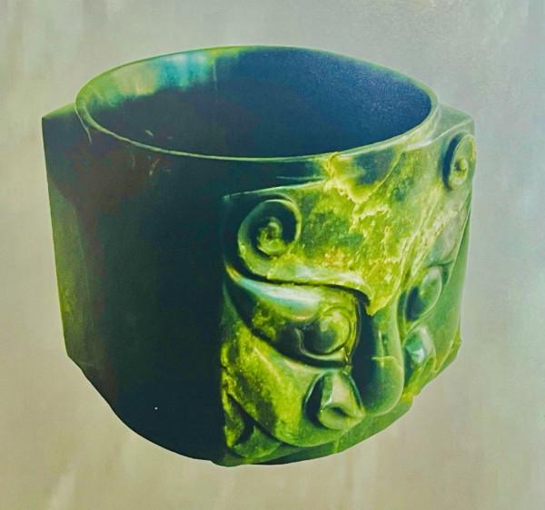 古玉百器解讀之雙面虎頭琮