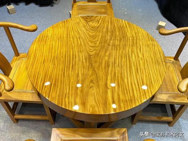 實木大板推薦：柚木王圓盤