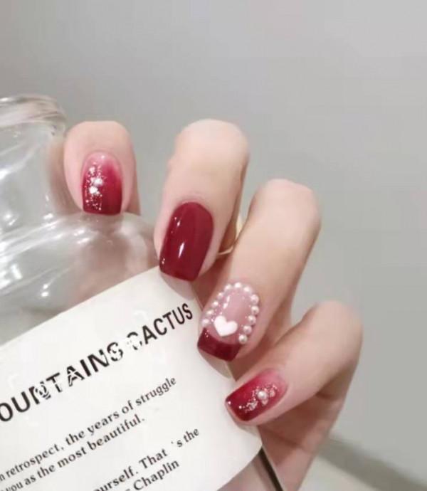 新年美甲｜超顯白｜氣質｜秋冬美甲