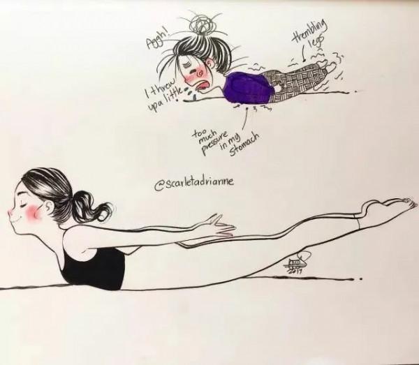 漫動作的瑜伽真的超級可愛吖 漫動作的瑜伽真的超級可愛吖