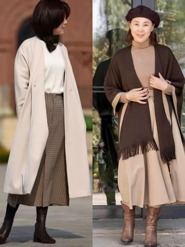 冬季穿半身裙，選&OpenCurlyDoubleQuote;寬鬆&rdquo;還是&OpenCurlyDoubleQuote;修身&rdquo;？看完這組搭配你就知道了