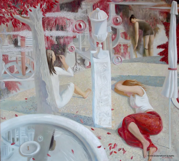 富有詩意的畫風，讓人無限遐想—烏托邦的世界