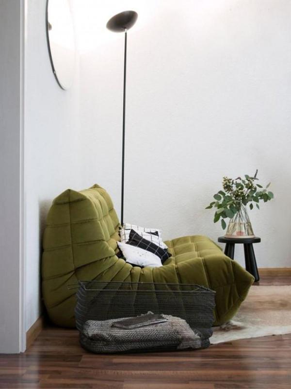 米構MIGOU｜沙發界的天花板，毛毛蟲懶人沙發之魔幻漸變美學