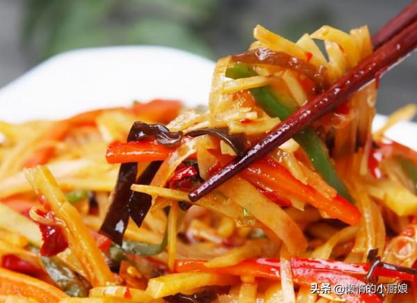 教大家5塊錢搞定一道素菜,不能錯過的魚香土豆絲,好吃又下飯 教大家5塊錢搞定一道素菜,不能錯過的魚香土豆絲,好吃又下飯