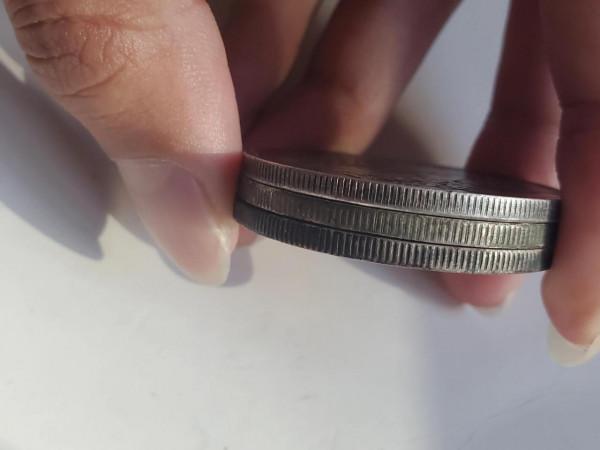 老銀元邊齒考眼力時間