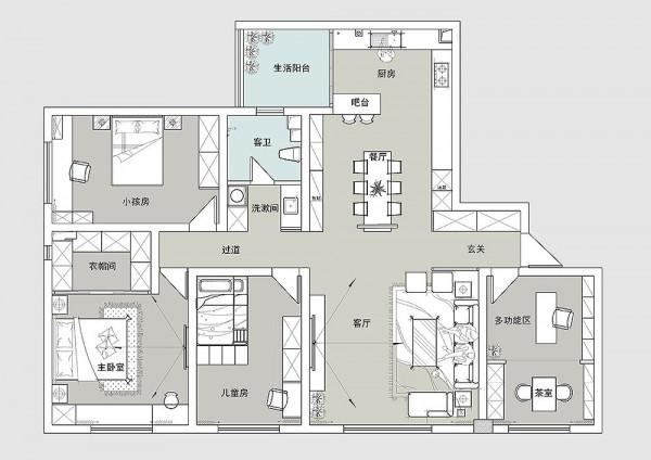 看了上百套中式案例,最終被這套157平的現代新中式圈粉了 看了上百套中式案例,最終被這套157平的現代新中式圈粉了